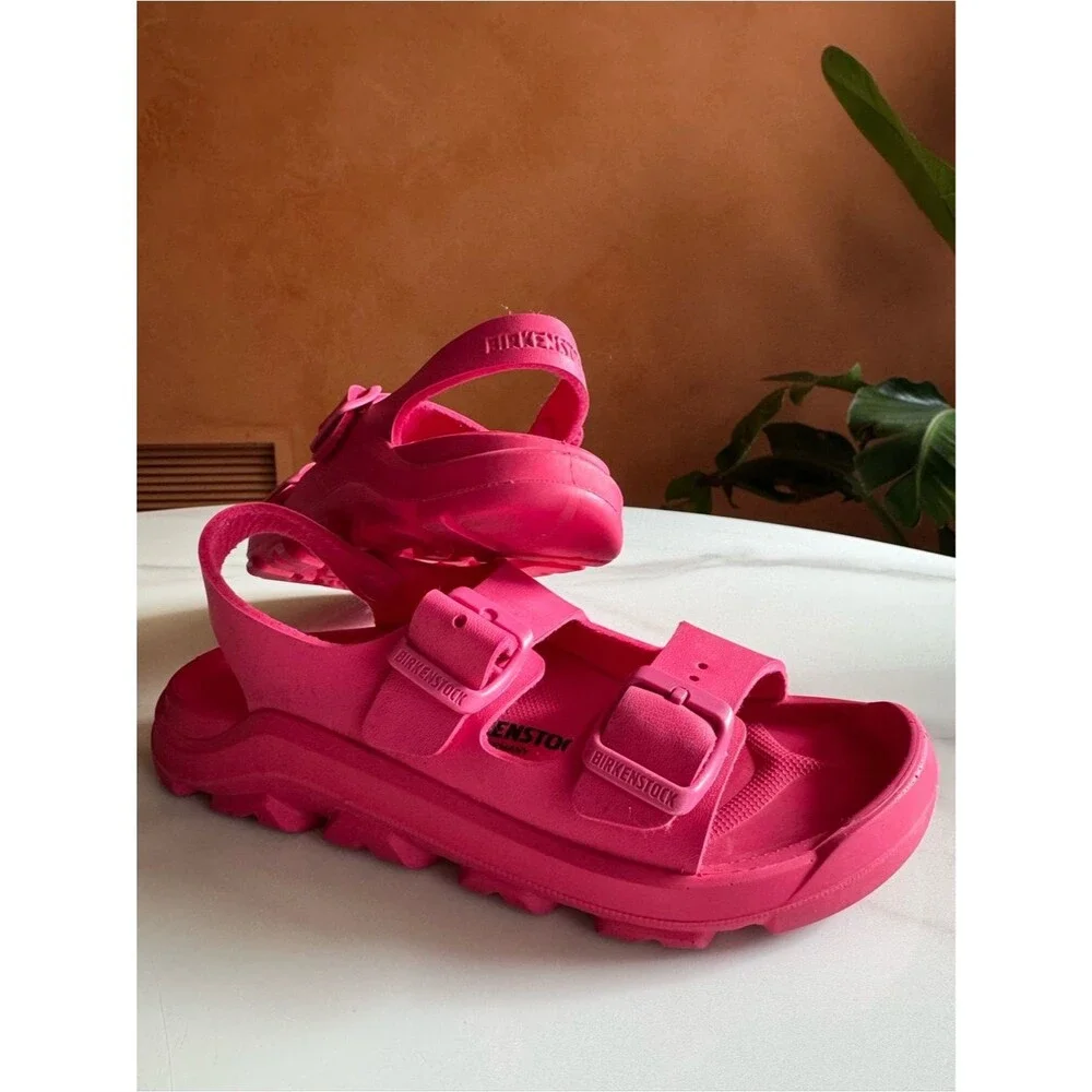 Birkenstock Mogami Kids EVA Sandals Pink Size 32 US Kids 1 Waterproof